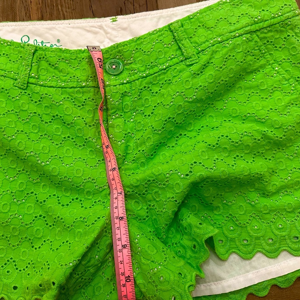 Lily Pulitzer sz10 green Walsh shorts - Picture 6 of 7
